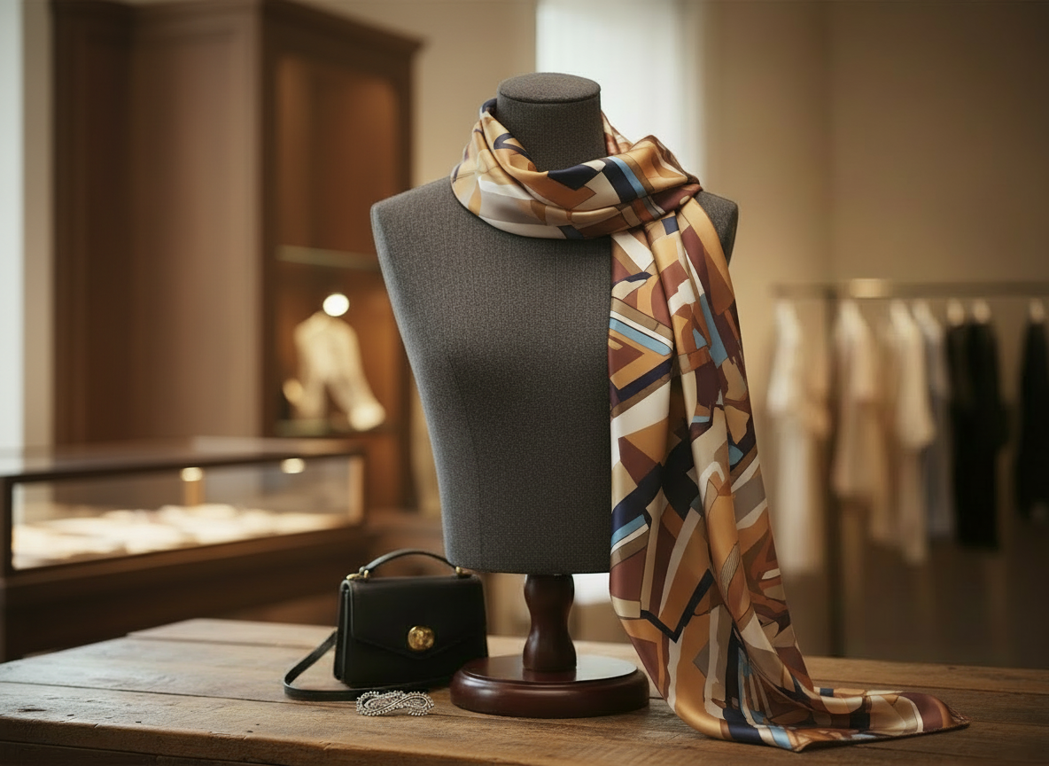 Oblong Scarf (Standard Long) : 45 cm x 180 cm